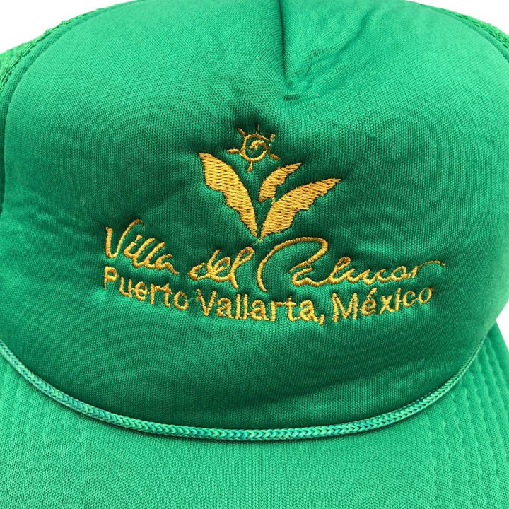 EXPLOSION Trucker Cap, Villa del Palmar Advertising Mesh Cap, One Size Fits All polyester green type Vintage Second Hand