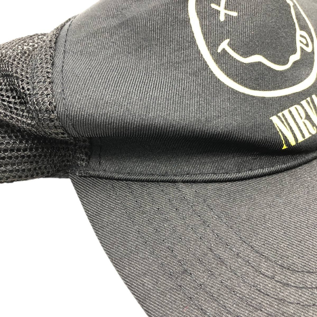 NIRVANA Tracker Cap Mesh Cap (One Size Fits All) polyester black type Vintage Second Hand