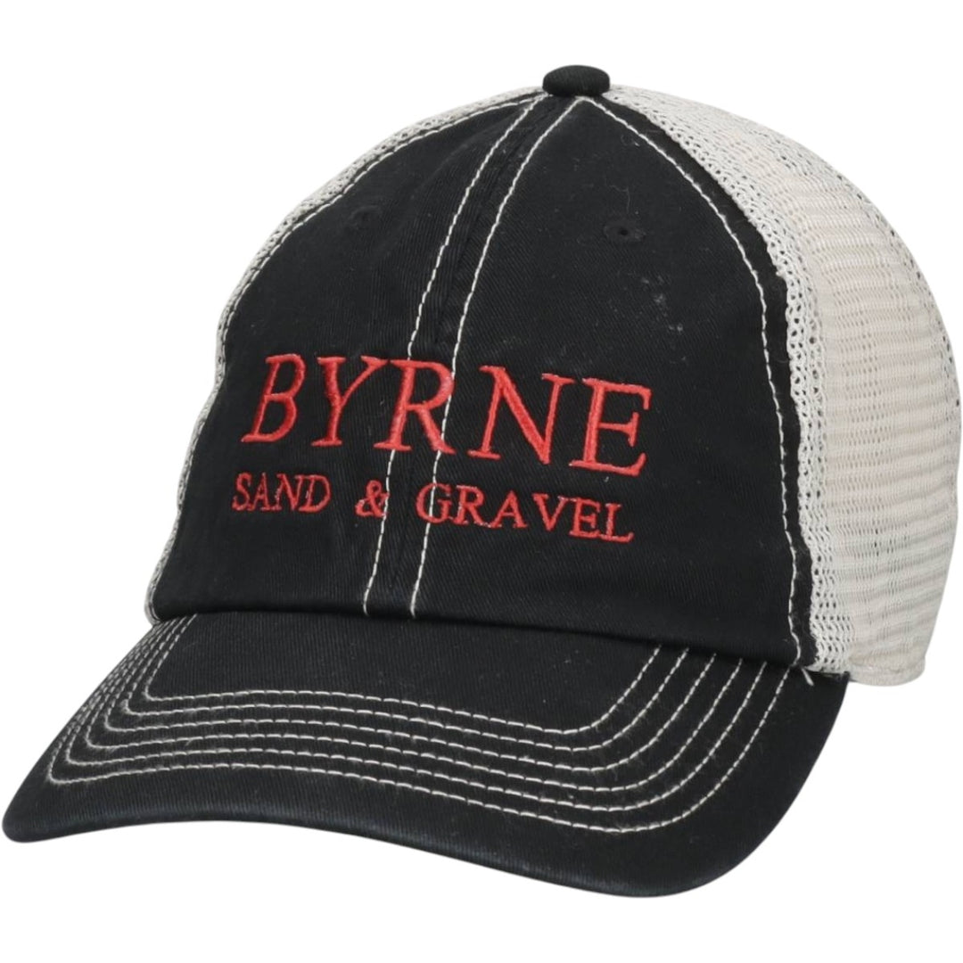'47 Byrne Sand and Gravel Mesh Cap, One Size Fits All (Advertising) polyester black type Vintage Second Hand