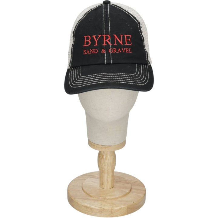'47 Byrne Sand and Gravel Mesh Cap, One Size Fits All (Advertising) polyester black type Vintage Second Hand