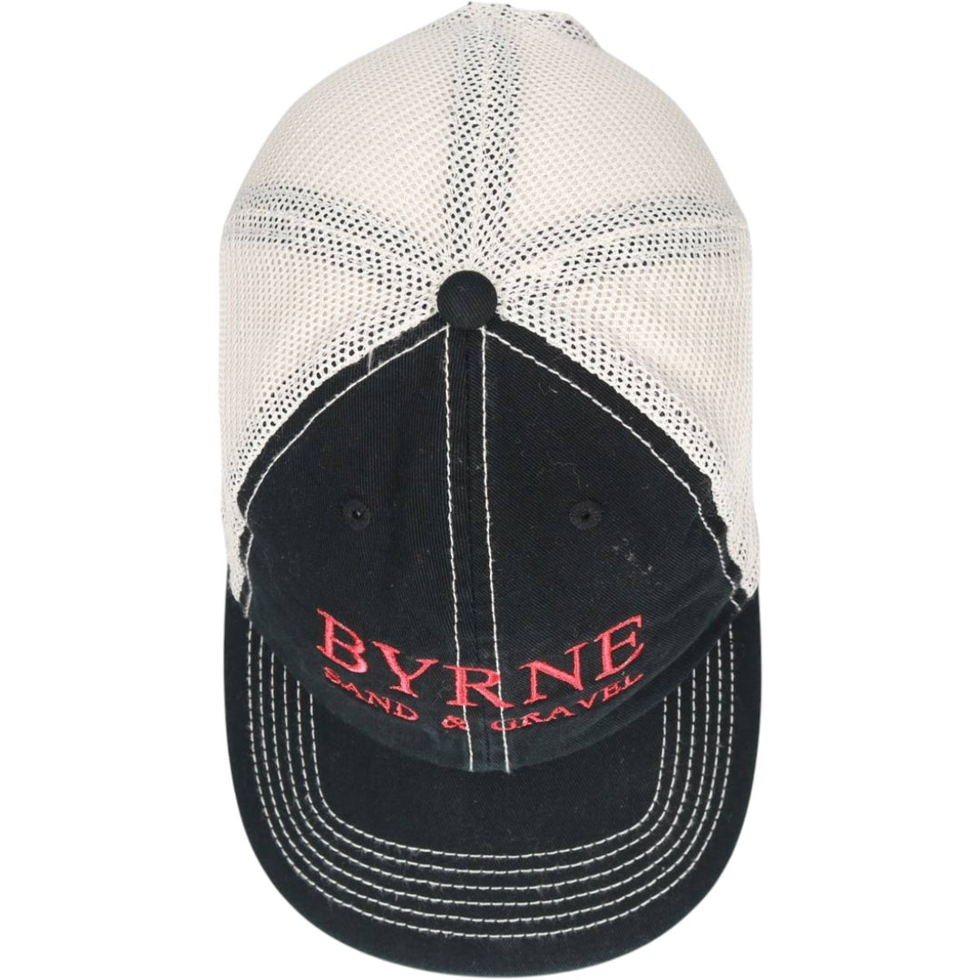 '47 Byrne Sand and Gravel Mesh Cap, One Size Fits All (Advertising) polyester black type Vintage Second Hand