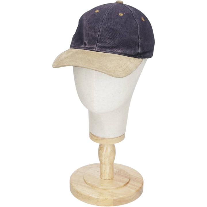 Two-tone baseball cap, 6-panel cap, one size fits all cotton Purple type blue-purple Vintage Second Hand