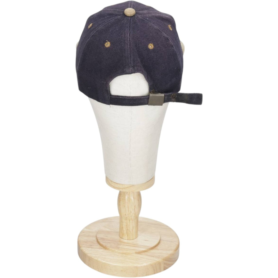 Two-tone baseball cap, 6-panel cap, one size fits all cotton Purple type blue-purple Vintage Second Hand