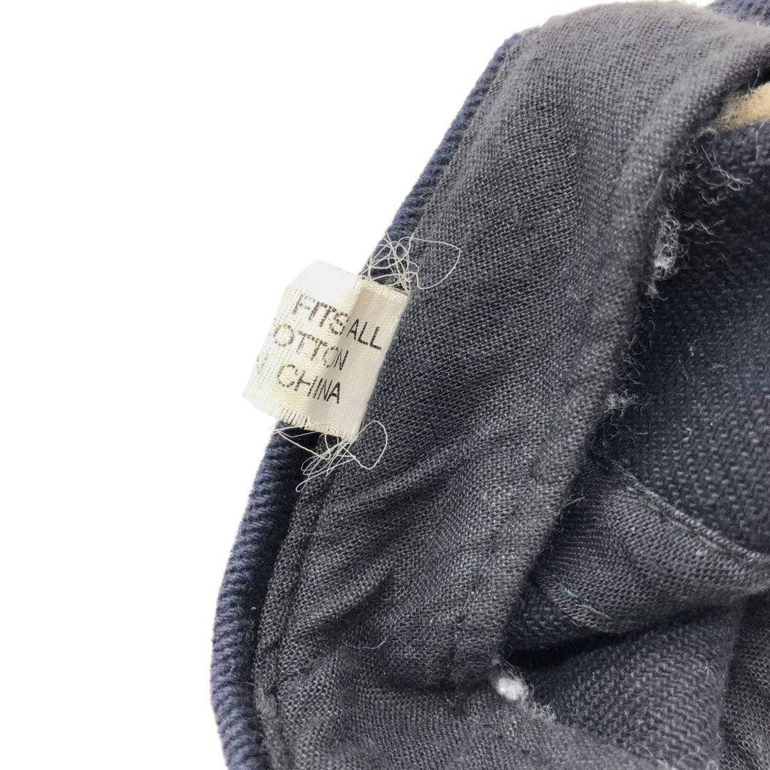 Two-tone baseball cap, 6-panel cap, one size fits all cotton Purple type blue-purple Vintage Second Hand