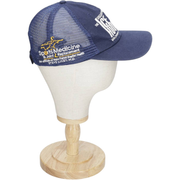 Trucker cap, mesh cap, free size cotton navy blue type Vintage Second Hand