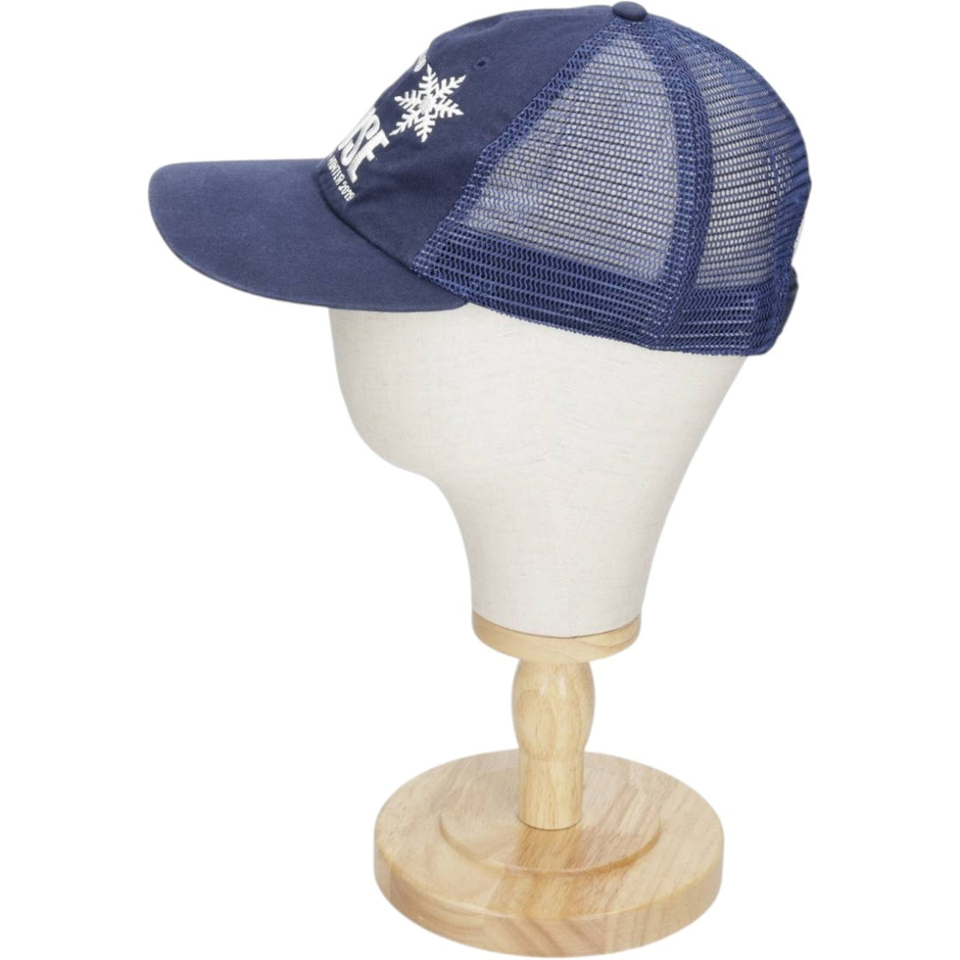 Trucker cap, mesh cap, free size cotton navy blue type Vintage Second Hand
