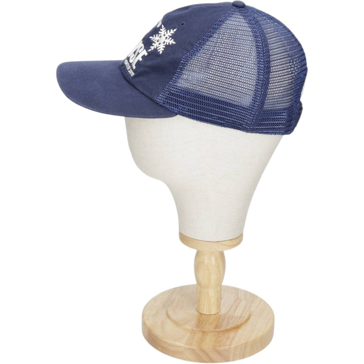 Trucker cap, mesh cap, free size cotton navy blue type Vintage Second Hand