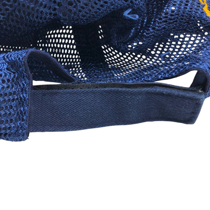 Trucker cap, mesh cap, free size cotton navy blue type Vintage Second Hand