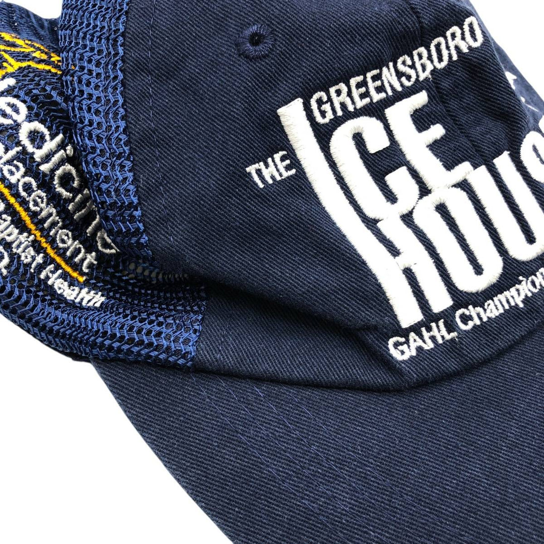 Trucker cap, mesh cap, free size cotton navy blue type Vintage Second Hand