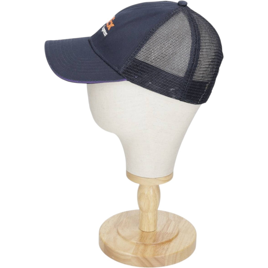 VF Corporation FedEx Advertising Tracker Cap Mesh Cap One Size Fits All polyester navy blue type Vintage Second Hand