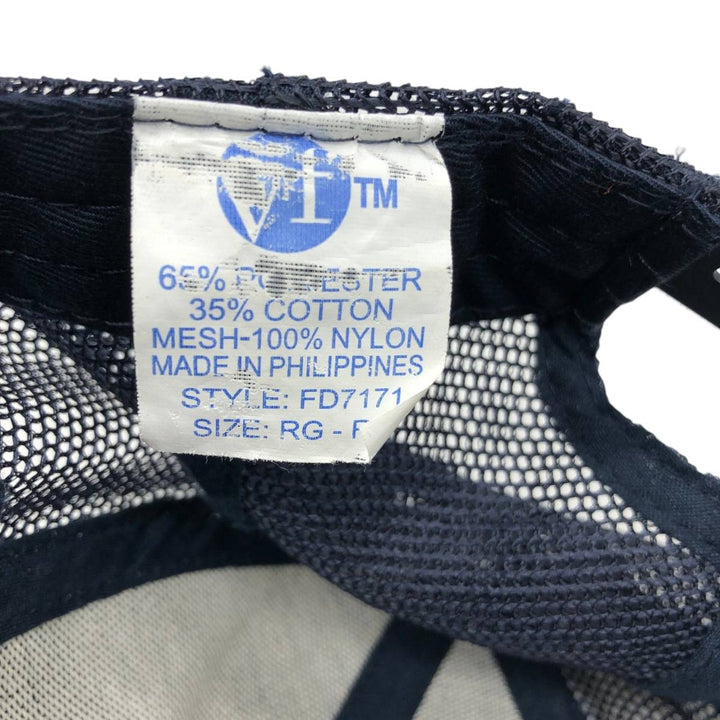 VF Corporation FedEx Advertising Tracker Cap Mesh Cap One Size Fits All polyester navy blue type Vintage Second Hand