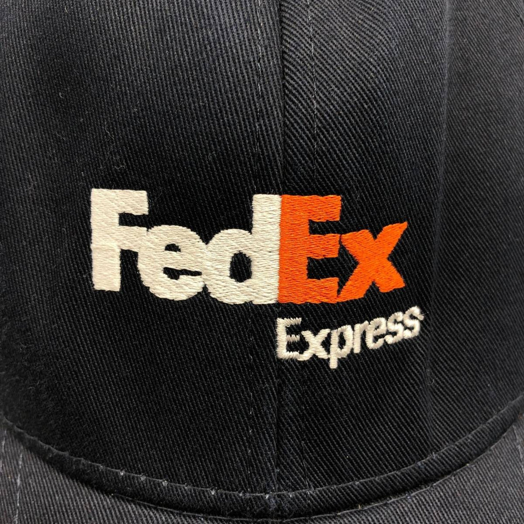 VF Corporation FedEx Advertising Tracker Cap Mesh Cap One Size Fits All polyester navy blue type Vintage Second Hand