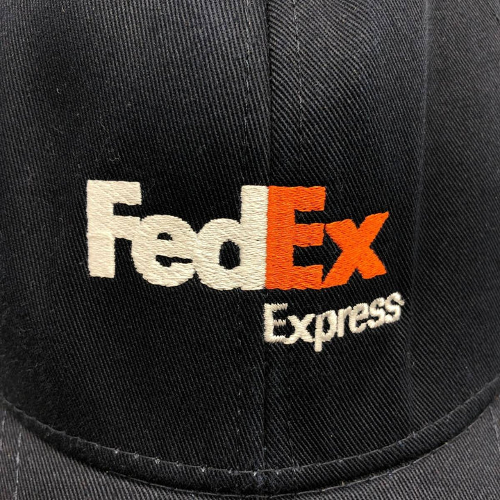 VF Corporation FedEx Advertising Tracker Cap Mesh Cap One Size Fits All polyester navy blue type Vintage Second Hand