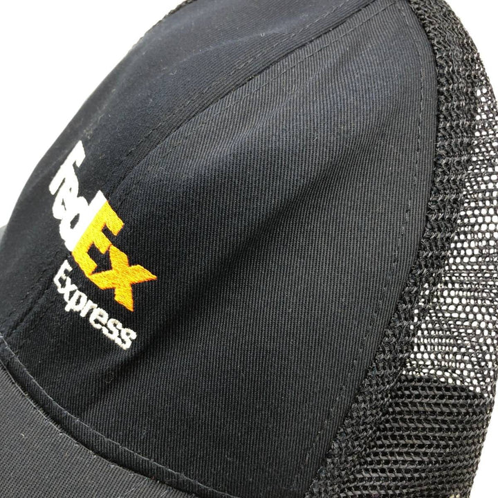 VF Corporation FedEx Advertising Tracker Cap Mesh Cap One Size Fits All polyester navy blue type Vintage Second Hand