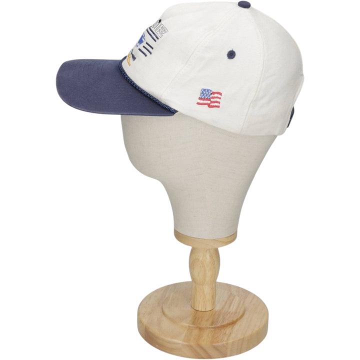 Duramax Diesel Stars and Stripes Two-Tone Advertising Baseball Cap, 6-Panel Cap, One Size Fits All unclear ivory Vintage Second Hand