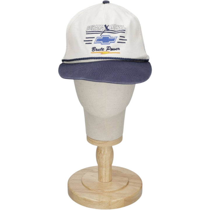 Duramax Diesel Stars and Stripes Two-Tone Advertising Baseball Cap, 6-Panel Cap, One Size Fits All unclear ivory Vintage Second Hand