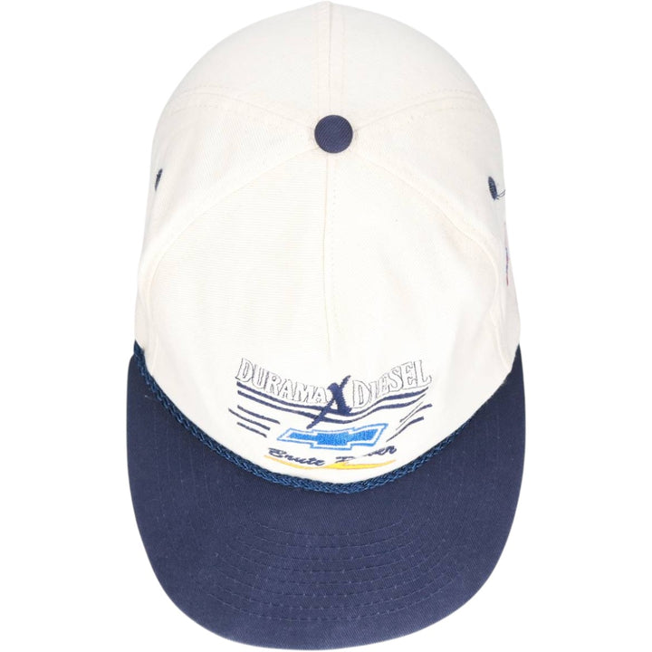 Duramax Diesel Stars and Stripes Two-Tone Advertising Baseball Cap, 6-Panel Cap, One Size Fits All unclear ivory Vintage Second Hand