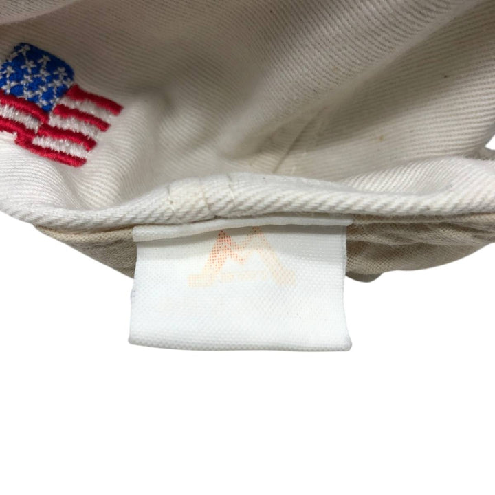 Duramax Diesel Stars and Stripes Two-Tone Advertising Baseball Cap, 6-Panel Cap, One Size Fits All unclear ivory Vintage Second Hand