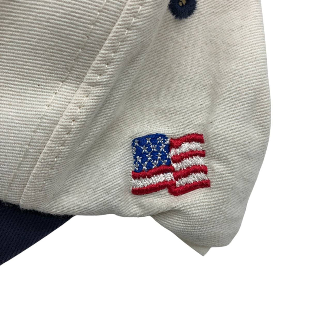 Duramax Diesel Stars and Stripes Two-Tone Advertising Baseball Cap, 6-Panel Cap, One Size Fits All unclear ivory Vintage Second Hand