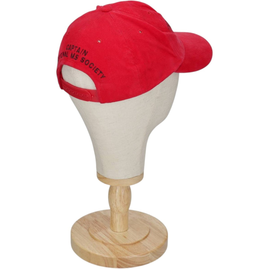 90'S YUPOONG Baseball Cap, 6-Panel Cap, One Size Fits All, Vintage cotton red type Vintage Second Hand