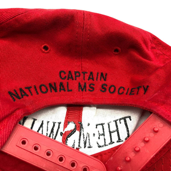 90'S YUPOONG Baseball Cap, 6-Panel Cap, One Size Fits All, Vintage cotton red type Vintage Second Hand