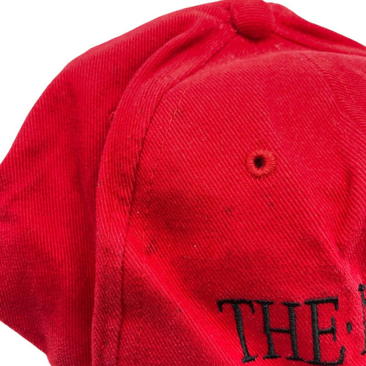 90'S YUPOONG Baseball Cap, 6-Panel Cap, One Size Fits All, Vintage cotton red type Vintage Second Hand