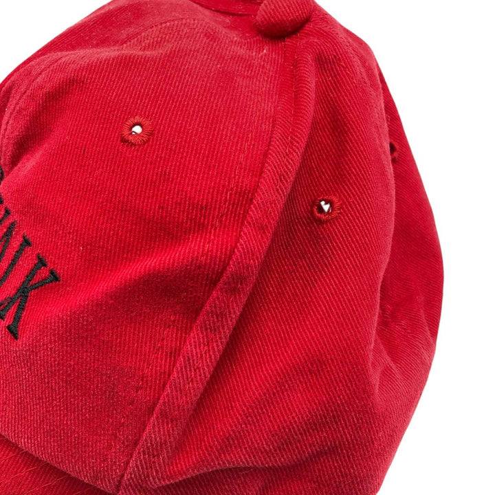 90'S YUPOONG Baseball Cap, 6-Panel Cap, One Size Fits All, Vintage cotton red type Vintage Second Hand