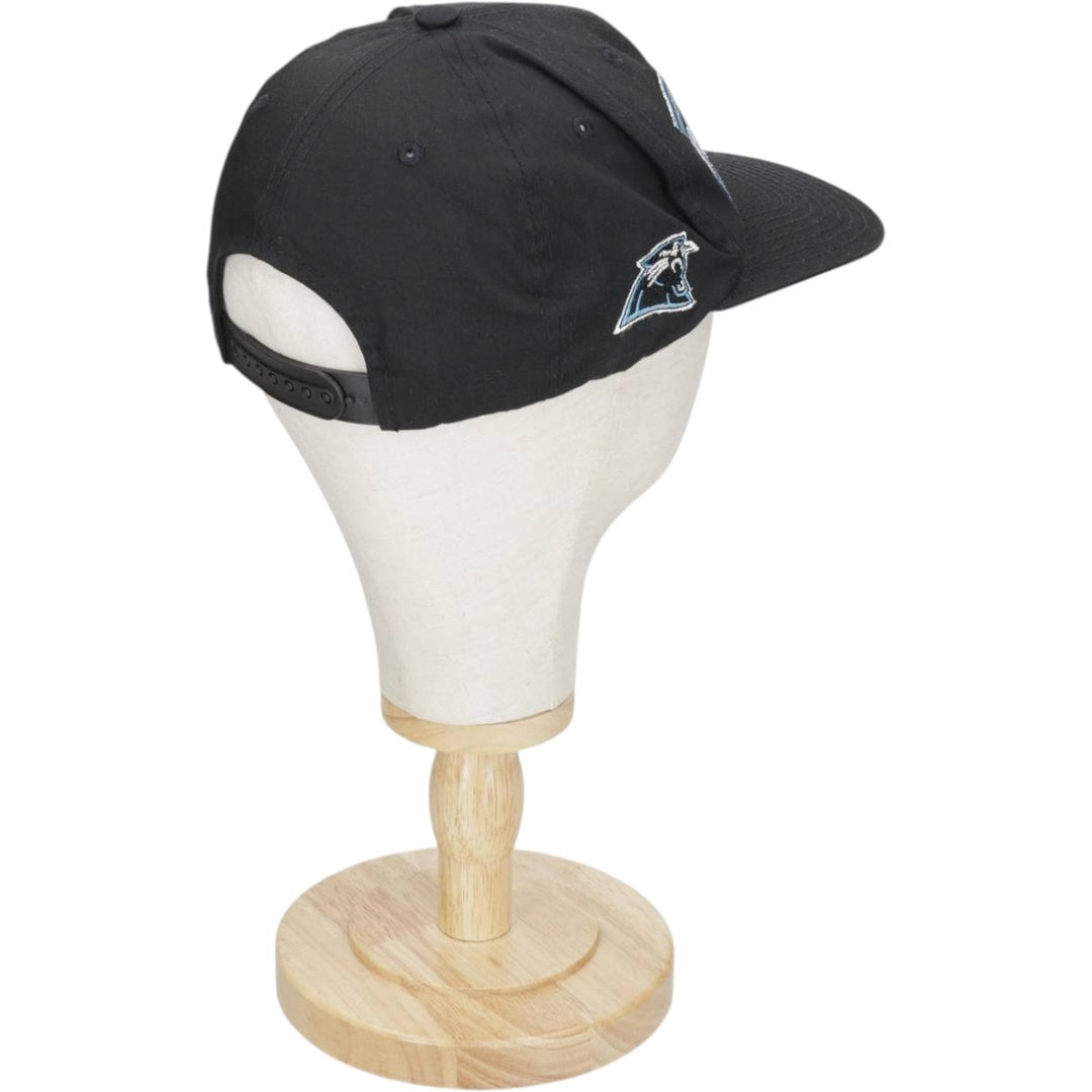 90'S ANNCO NFL Carolina Panthers Baseball Cap, 6-Panel Cap, One Size Fits All, Vintage polyester black type Vintage Second Hand