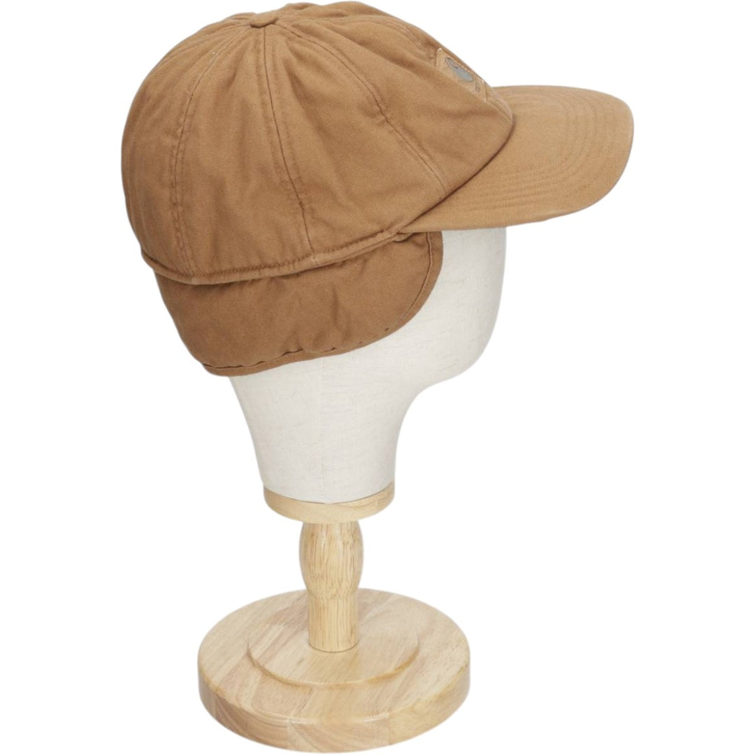 Carhartt Earflap Cap (One Size Fits All) cotton brown type Vintage Second Hand
