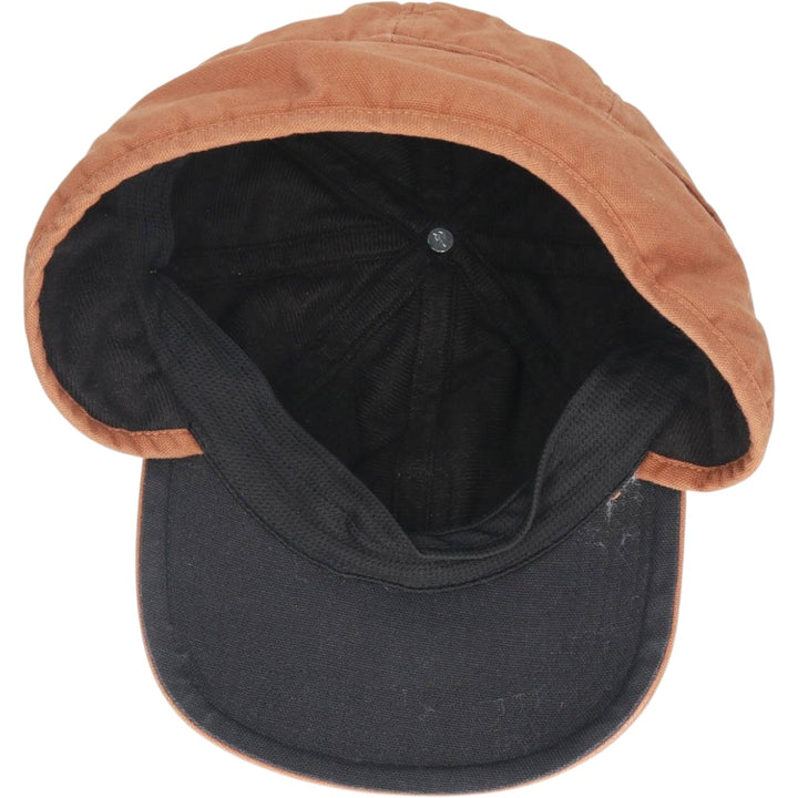 Carhartt Earflap Cap (One Size Fits All) cotton brown type Vintage Second Hand