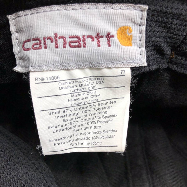 Carhartt Earflap Cap (One Size Fits All) cotton brown type Vintage Second Hand