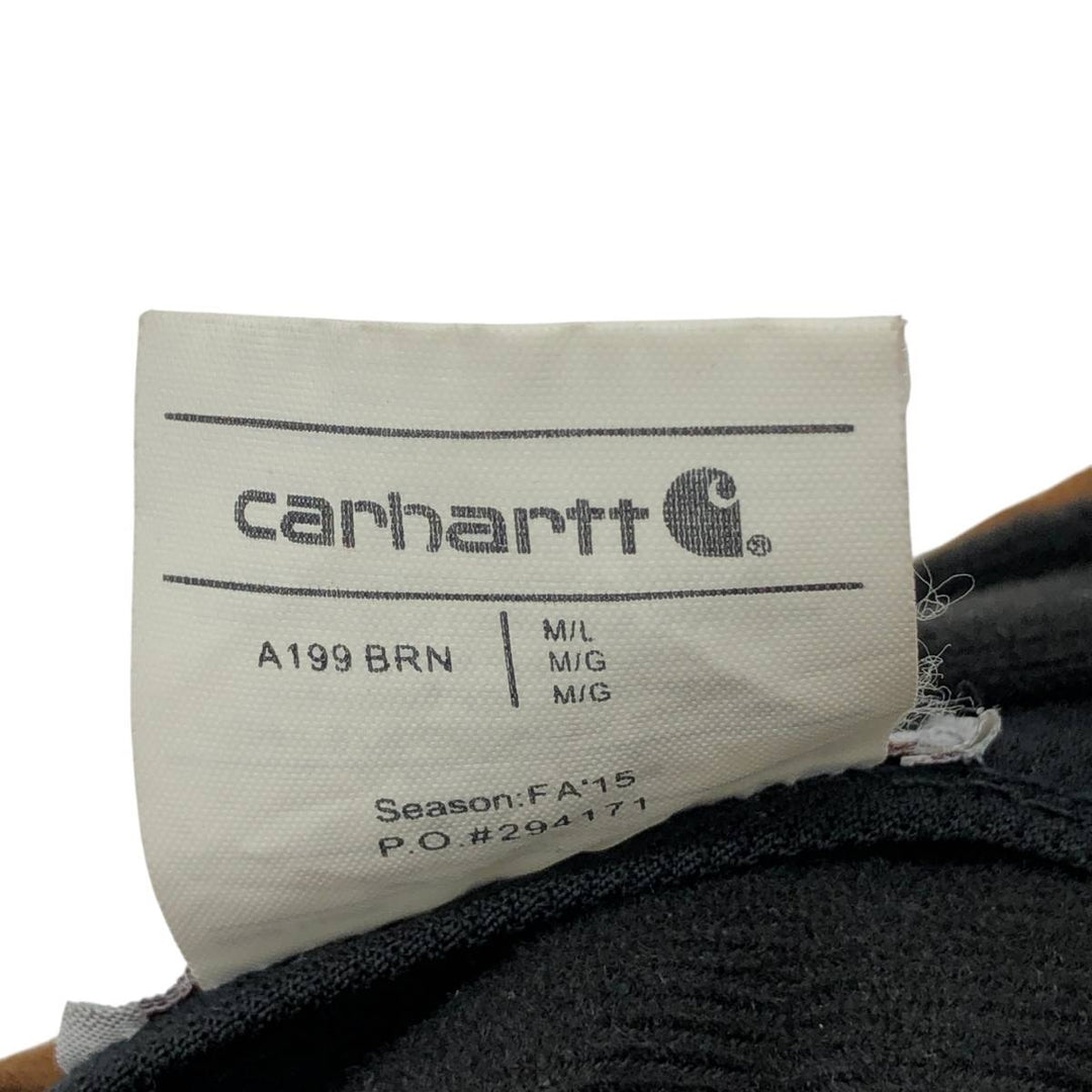 Carhartt Earflap Cap (One Size Fits All) cotton brown type Vintage Second Hand