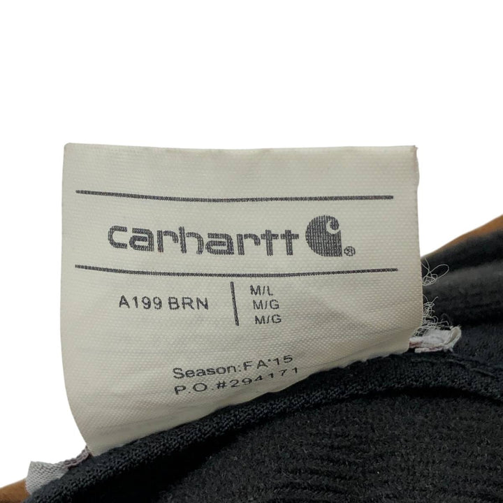 Carhartt Earflap Cap (One Size Fits All) cotton brown type Vintage Second Hand