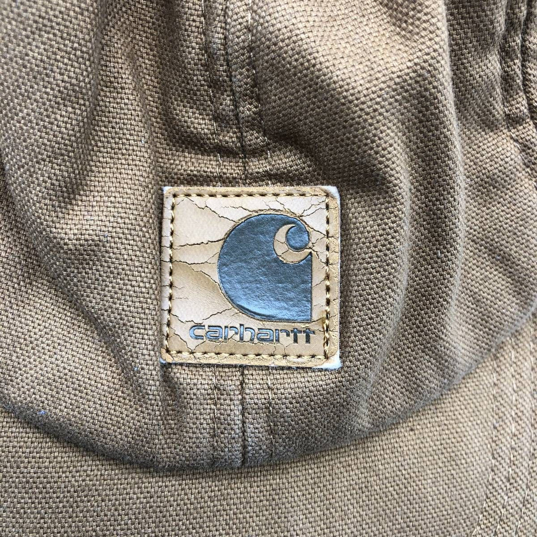 Carhartt Earflap Cap (One Size Fits All) cotton brown type Vintage Second Hand