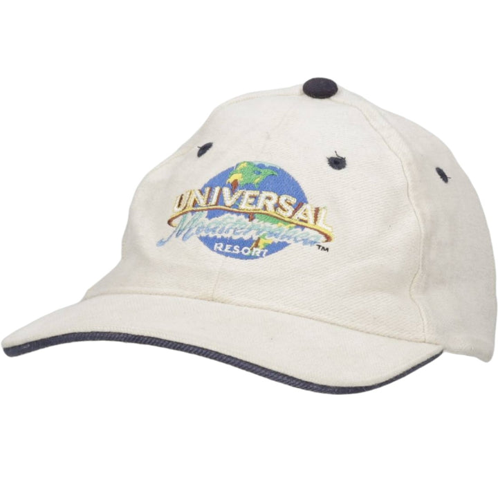 US BASIC Universal Mediterranean Resort Advertising 6-Panel Cap (One Size Fits All) unclear ivory Vintage Second Hand