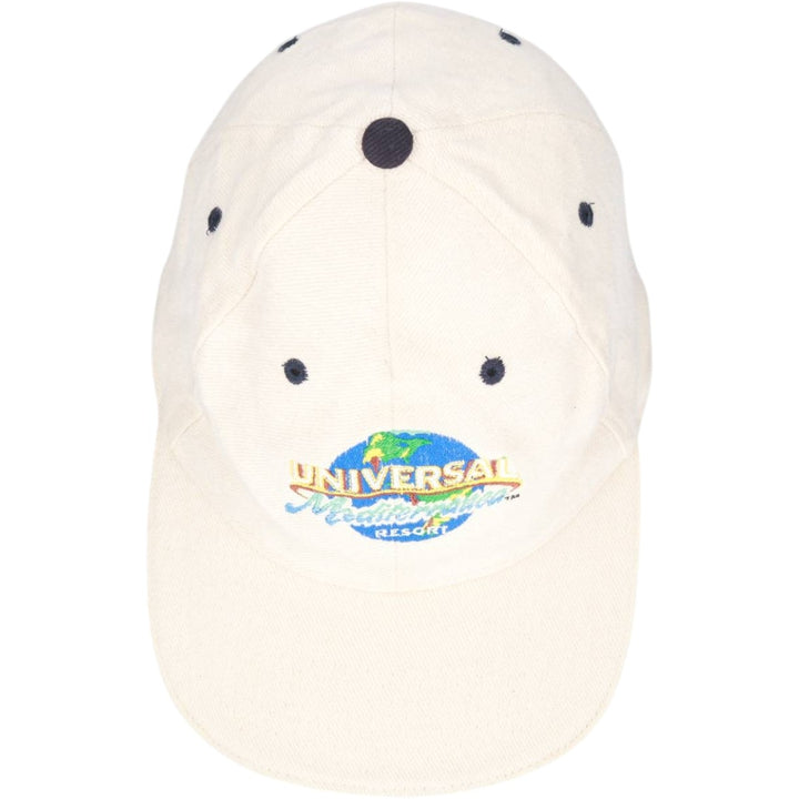 US BASIC Universal Mediterranean Resort Advertising 6-Panel Cap (One Size Fits All) unclear ivory Vintage Second Hand