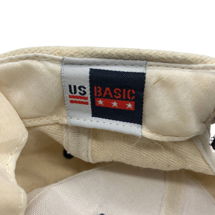 US BASIC Universal Mediterranean Resort Advertising 6-Panel Cap (One Size Fits All) unclear ivory Vintage Second Hand