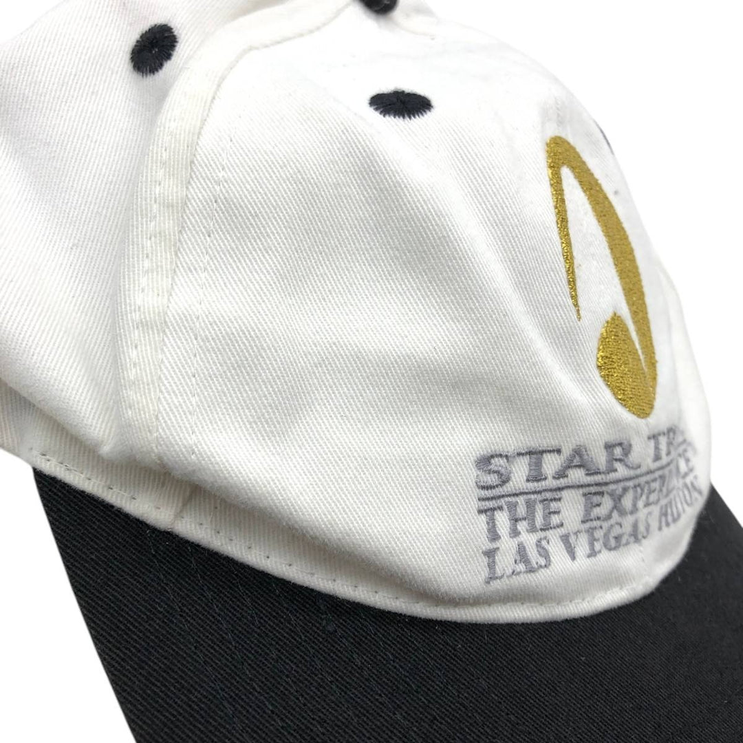 90'S Star Trek: The Experience Two-Tone Baseball Cap, 6-Panel Cap, One Size Fits All cotton white type Vintage Second Hand