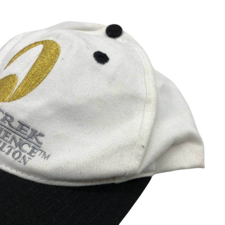 90'S Star Trek: The Experience Two-Tone Baseball Cap, 6-Panel Cap, One Size Fits All cotton white type Vintage Second Hand