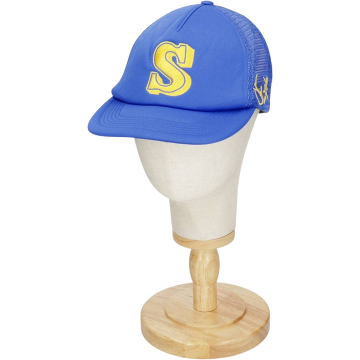 Trucker Cap, Mesh Cap, Made in USA, One Size Fits All unclear blue type Vintage Second Hand