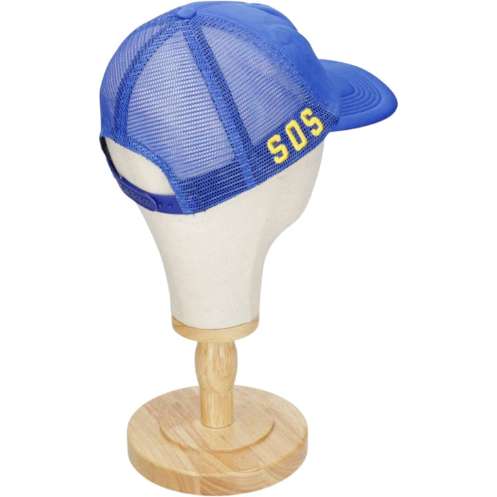 Trucker Cap, Mesh Cap, Made in USA, One Size Fits All unclear blue type Vintage Second Hand