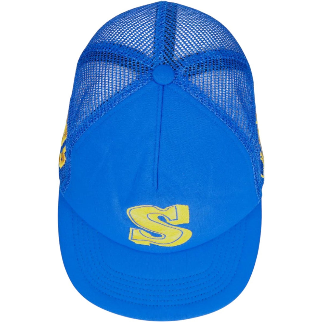 Trucker Cap, Mesh Cap, Made in USA, One Size Fits All unclear blue type Vintage Second Hand