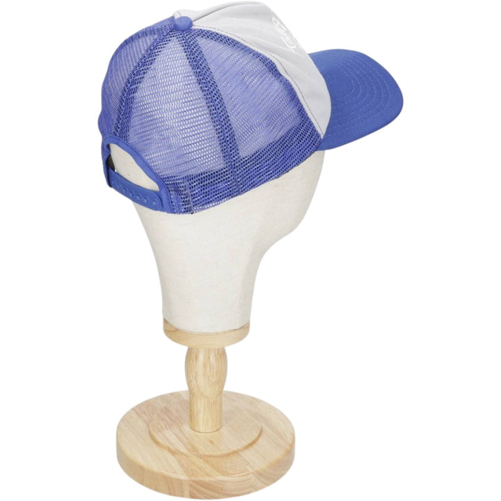 80s-90'S New Era Mesh Cap, Made in USA, One Size Fits All, Vintage unclear blue type Vintage Second Hand
