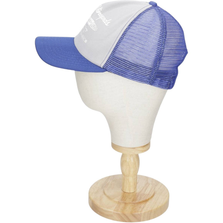 80s-90'S New Era Mesh Cap, Made in USA, One Size Fits All, Vintage unclear blue type Vintage Second Hand