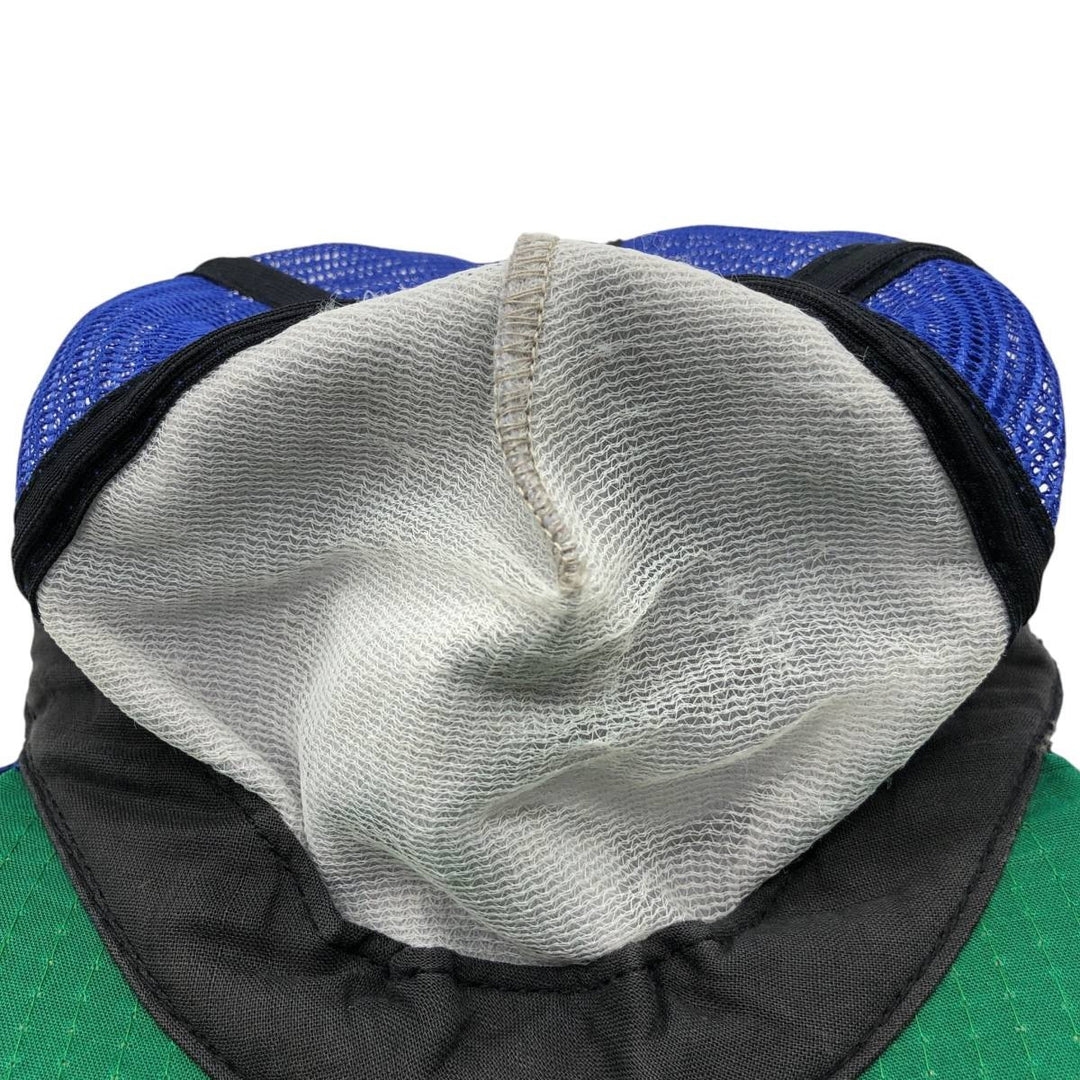 80s-90'S New Era Mesh Cap, Made in USA, One Size Fits All, Vintage unclear blue type Vintage Second Hand
