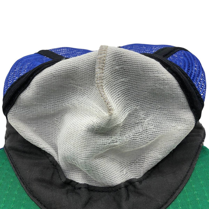 80s-90'S New Era Mesh Cap, Made in USA, One Size Fits All, Vintage unclear blue type Vintage Second Hand