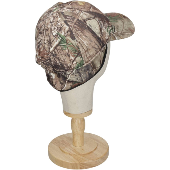 90s-00'S Cabelas Camouflage Pattern Real Tree Camo GORE-TEX Earflap Cap (One Size Fits All) unclear Khaki type Vintage Second Hand