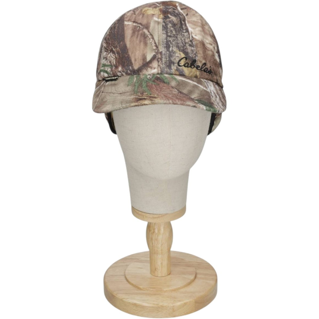 90s-00'S Cabelas Camouflage Pattern Real Tree Camo GORE-TEX Earflap Cap (One Size Fits All) unclear Khaki type Vintage Second Hand