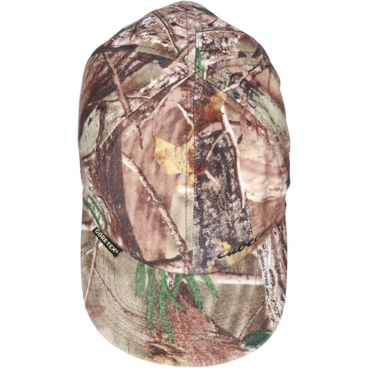 90s-00'S Cabelas Camouflage Pattern Real Tree Camo GORE-TEX Earflap Cap (One Size Fits All) unclear Khaki type Vintage Second Hand