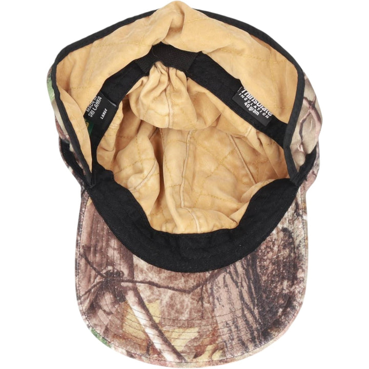 90s-00'S Cabelas Camouflage Pattern Real Tree Camo GORE-TEX Earflap Cap (One Size Fits All) unclear Khaki type Vintage Second Hand